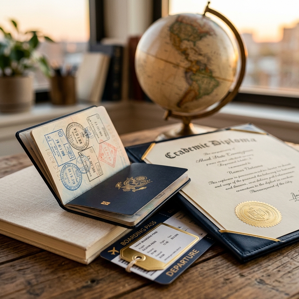 Documentación académica para estudiar en el exterior
